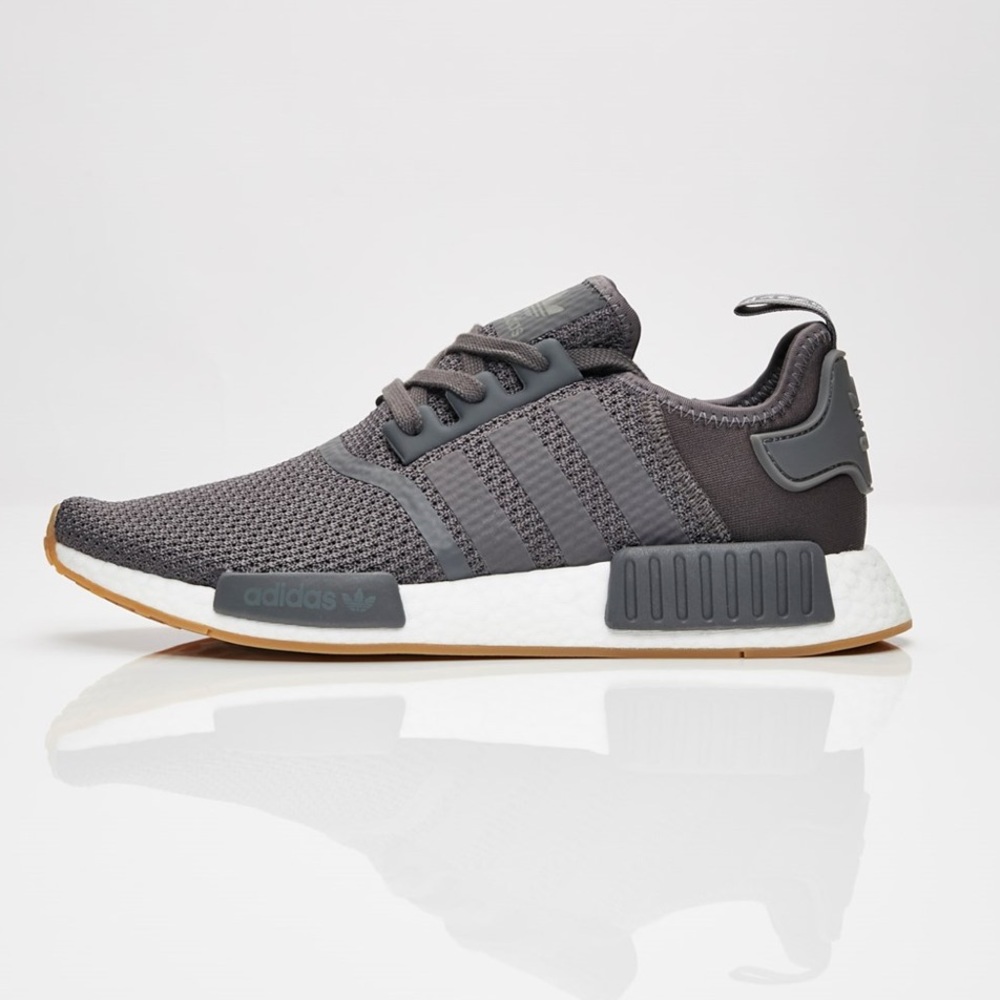 ADIDAS NMD R1 "GUM SOLE" Gray - Picture 3 of 16